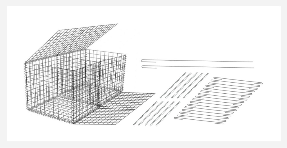 Diagram of Welded Gabion Mesh