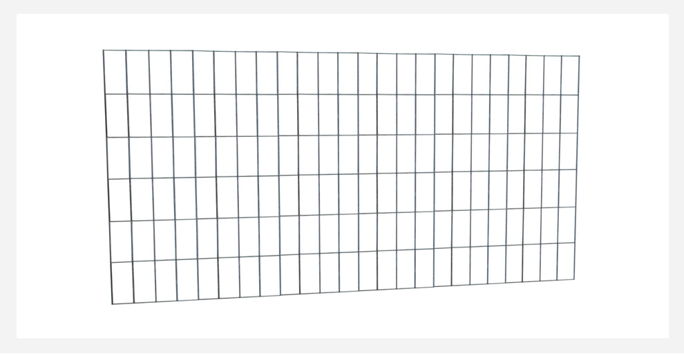 Diagram of Welded Mesh Panel