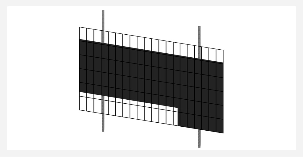 Diagram of Wire Backed Silt Fence