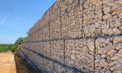 Secure the Gabion Mesh